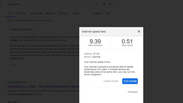How To Check Internet Speed From Google Homepage In 5 Simple Steps?